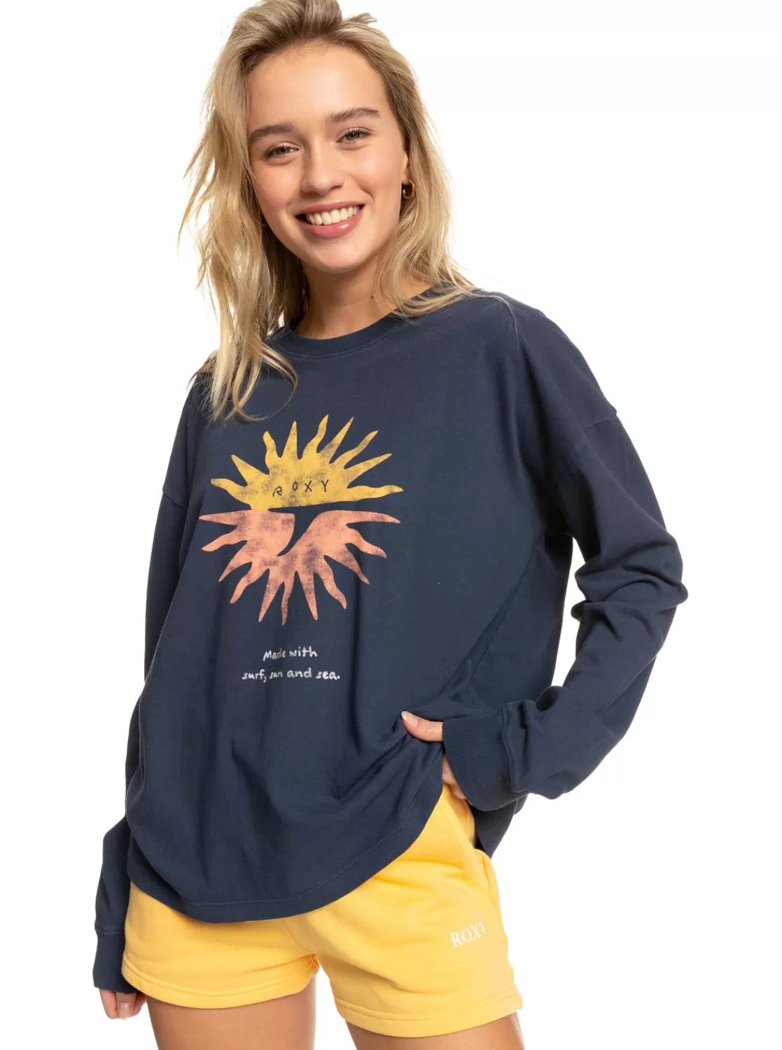 Love Sunset - Oversize Boyfriend-T-Shirt Fur Frauen>Roxy Outlet