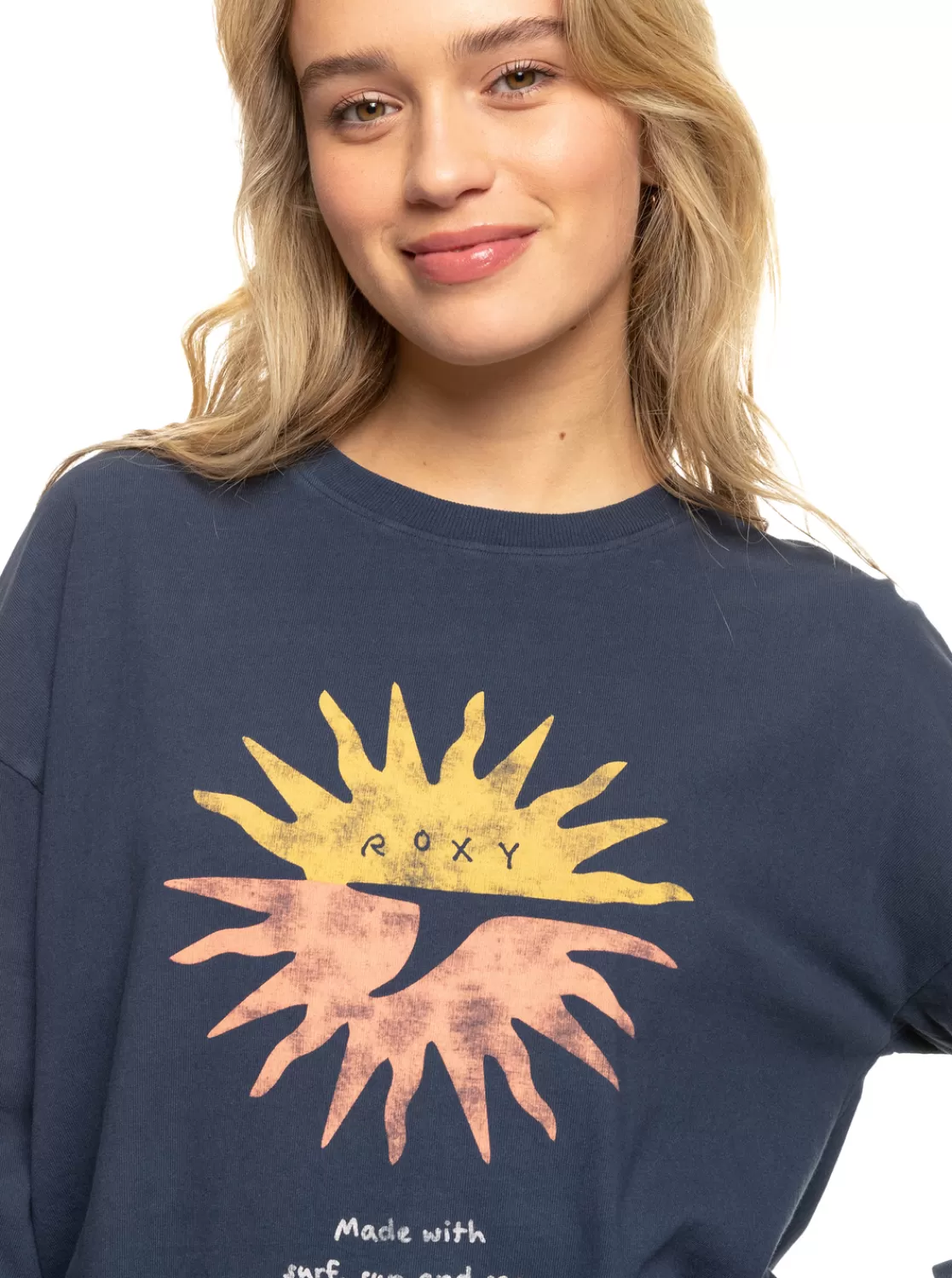 Love Sunset - Oversize Boyfriend-T-Shirt Fur Frauen>Roxy Outlet