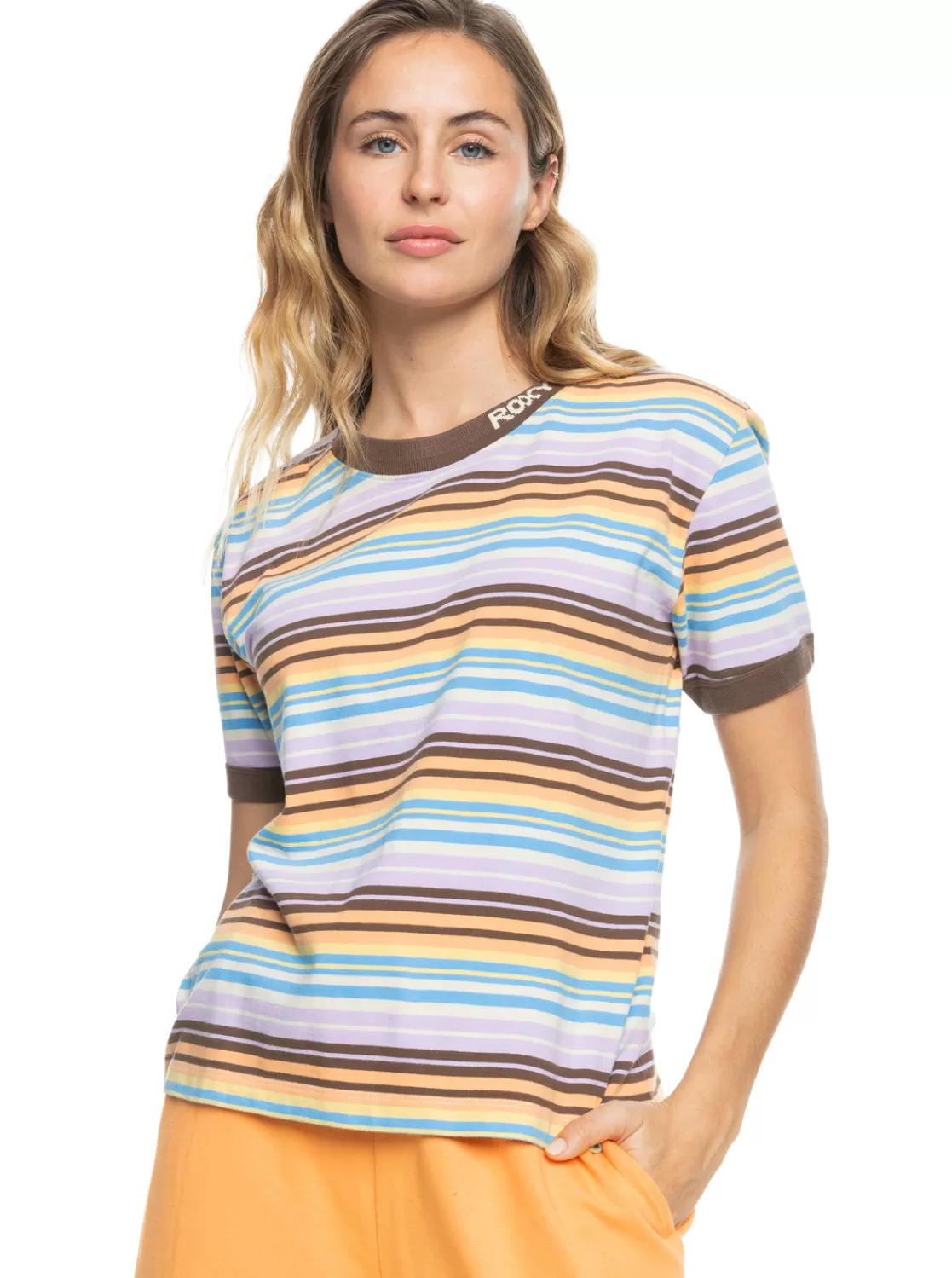 Stripe Hype - T-Shirt Fur Frauen>Roxy Flash Sale