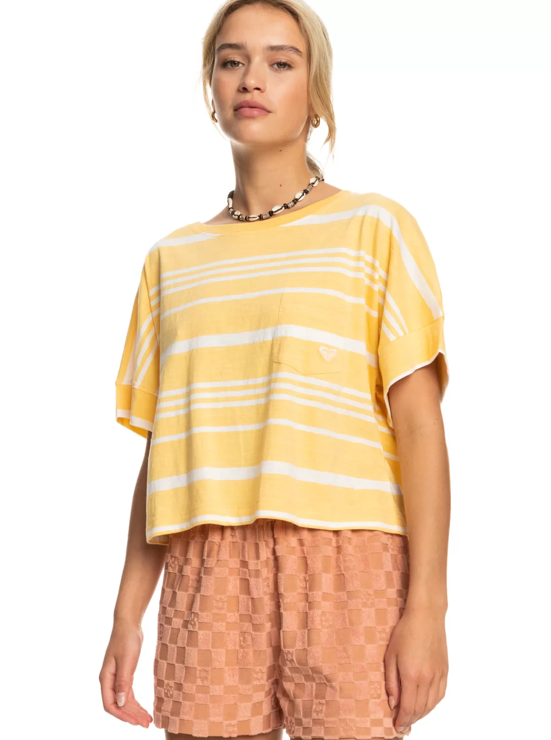 Stripy Sand - T-Shirt Fur Frauen>Roxy Clearance