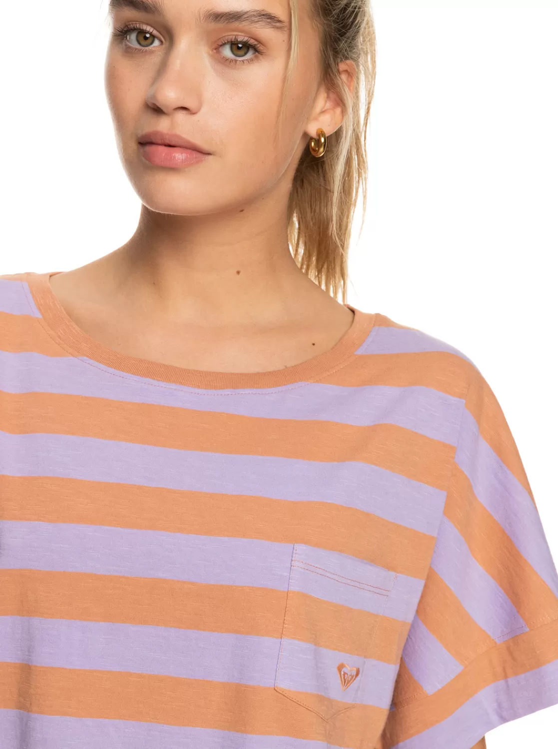 Stripy Sand - T-Shirt Fur Frauen>Roxy Hot