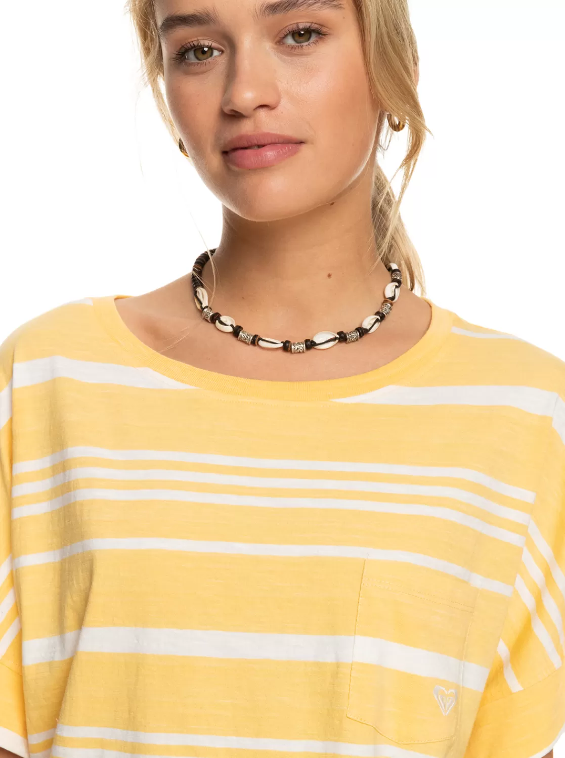 Stripy Sand - T-Shirt Fur Frauen>Roxy Clearance