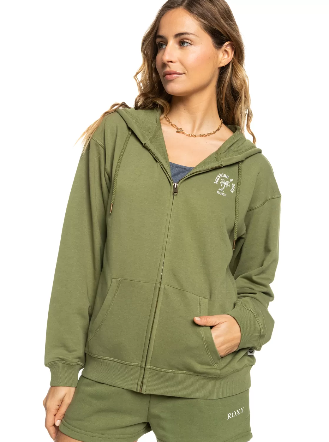 Surf Stoked - Kapuzenpulli Mit Reisverschluss Fur Frauen>Roxy Store