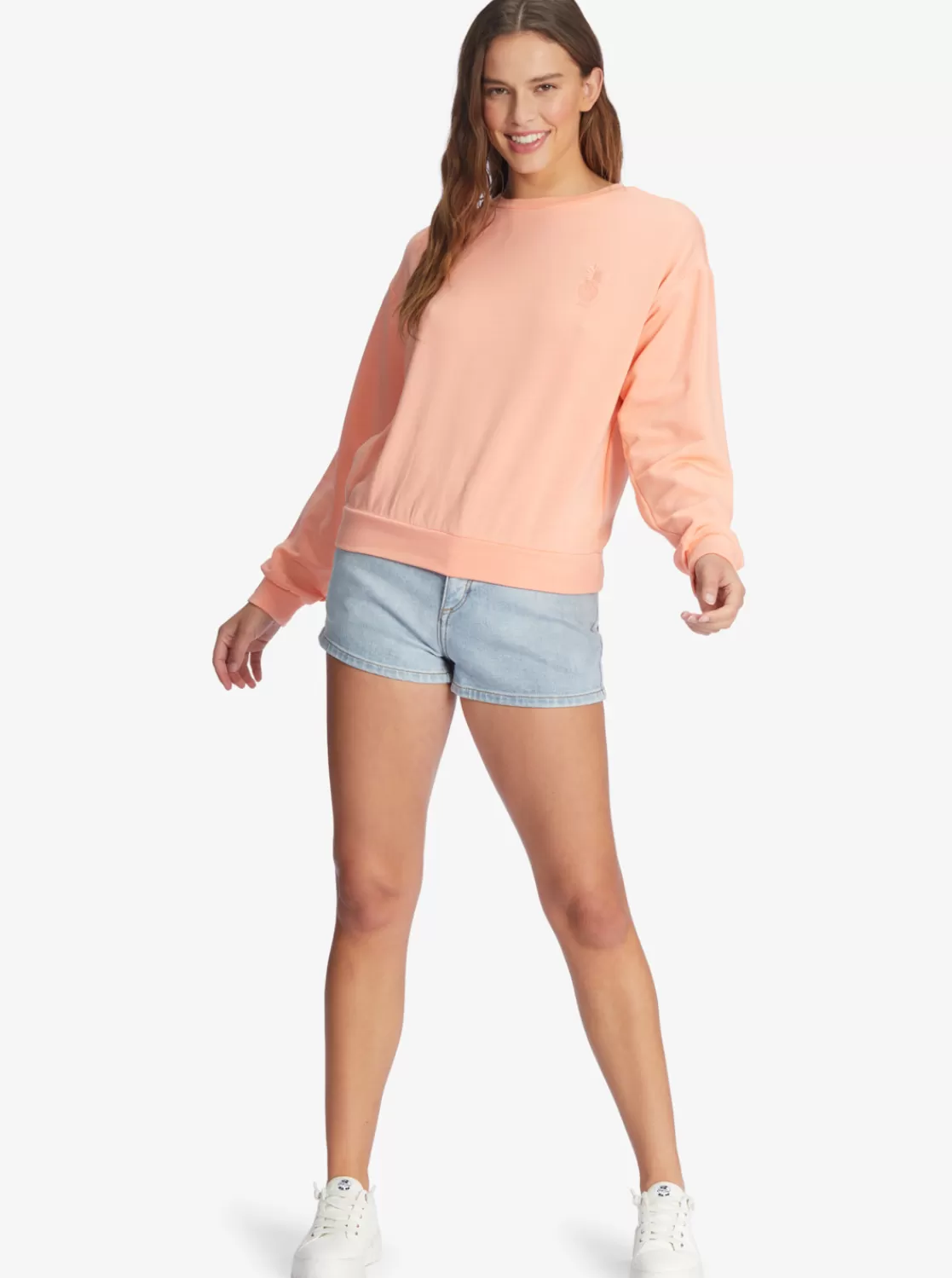 Surfing By Moonlight - Langarmliges Lounge-Top Fur Frauen>Roxy Online