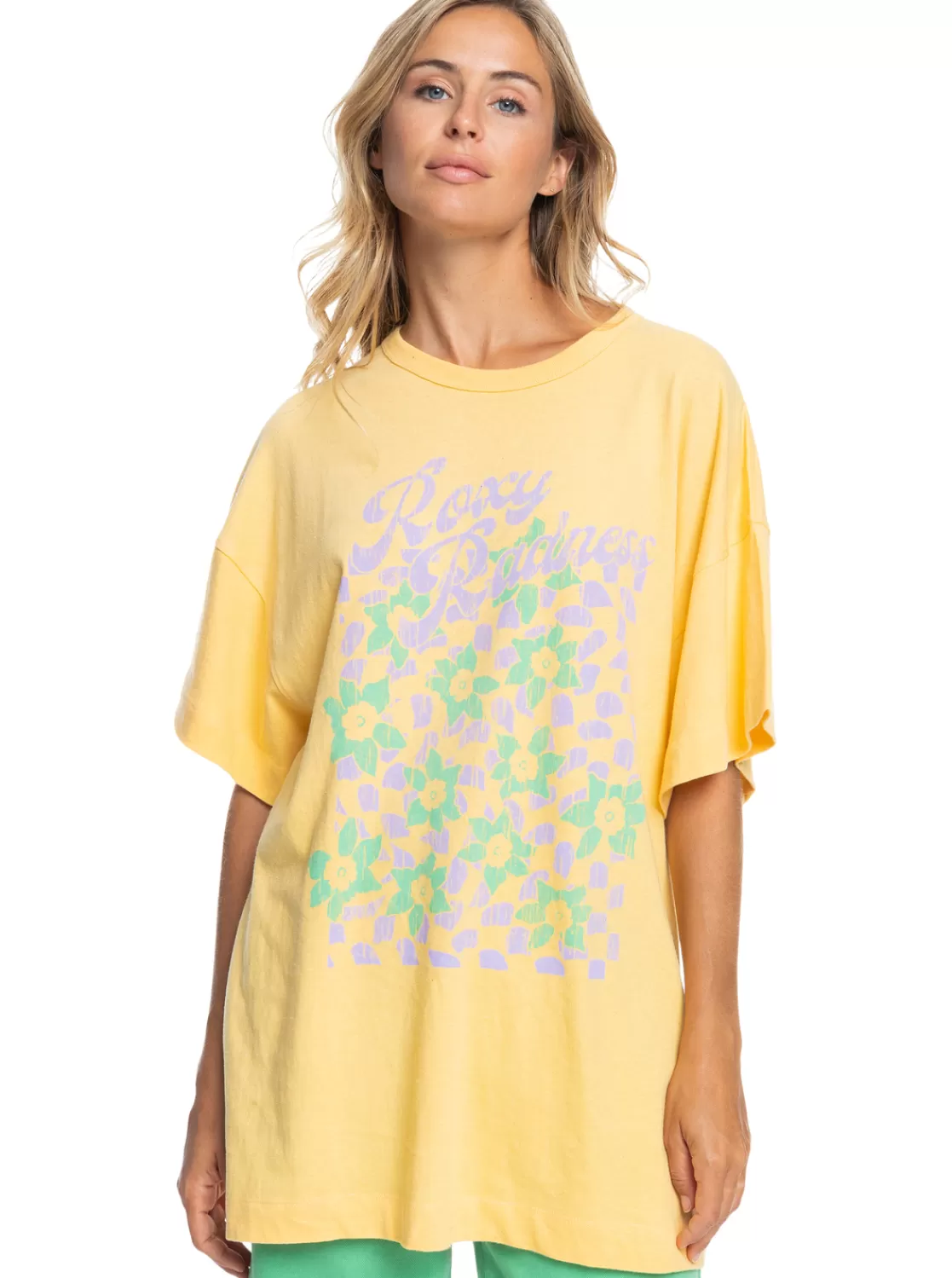 Sweet Flowers - Oversize Boyfriend-T-Shirt Fur Frauen>Roxy Sale