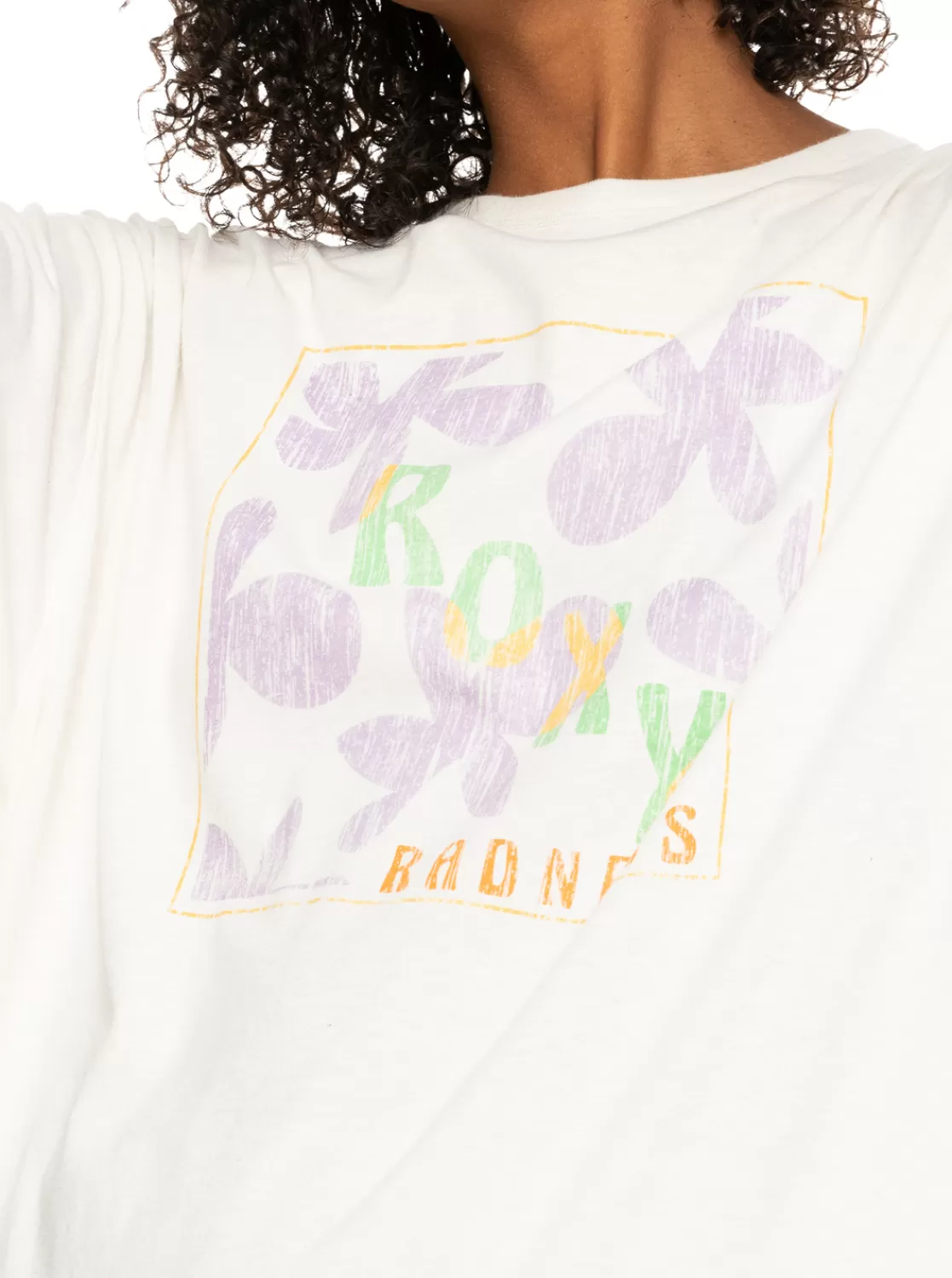 Sweet Flowers - Oversize Boyfriend-T-Shirt Fur Frauen>Roxy Best Sale