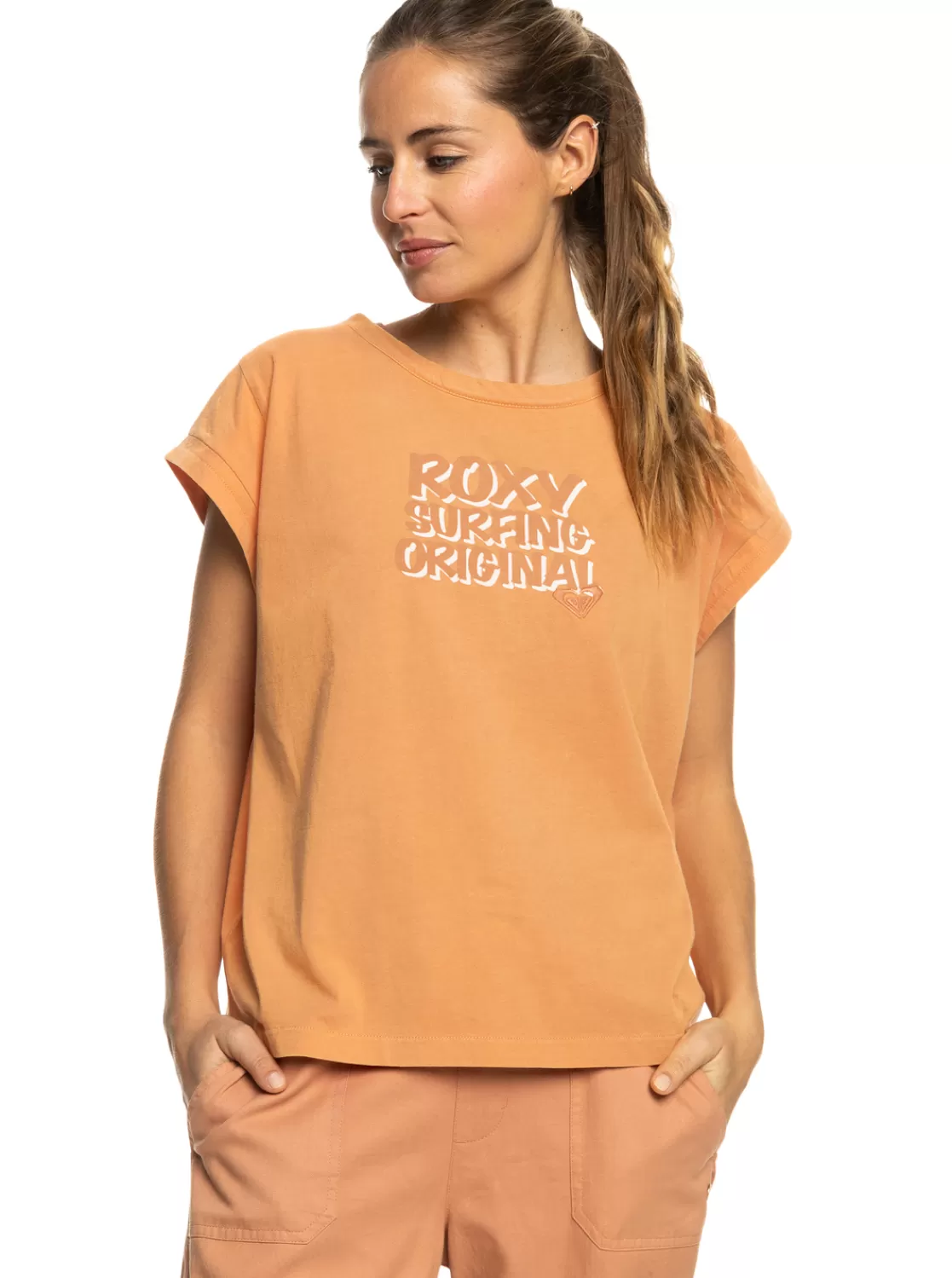 Unite The Wave - T-Shirt Mit Boxy Fit Fur Frauen>Roxy Store